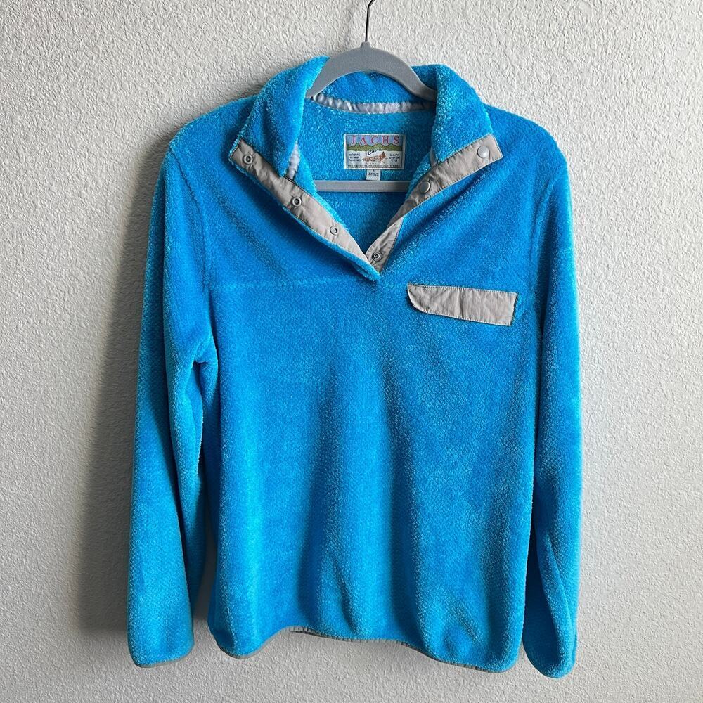 Jachs Cabin Blue Fleece Pullover Women's S Outdoors Gorpcore Lightweight Jacket